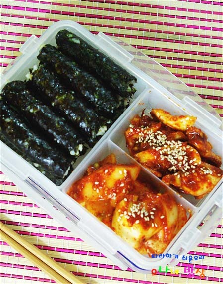 충무김밥 이미지
