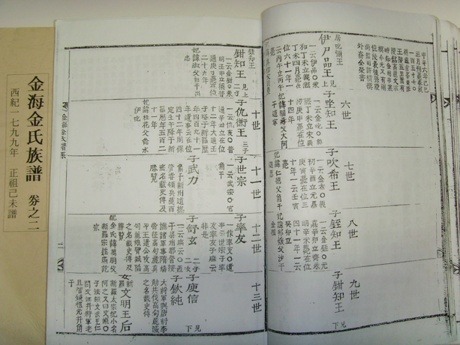 김씨족보 이미지
