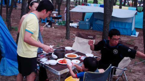 장사해수욕장 야영장 이미지