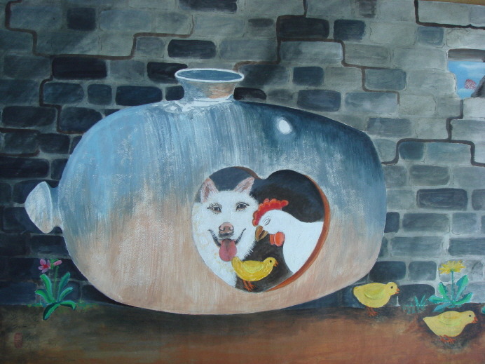 꼬꼬닭이네 이미지