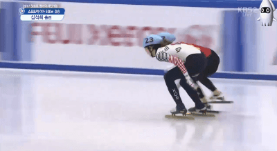 오늘자 쇼트트랙 중국선수 반칙ㄷㄷㄷ.gif | 인스티즈