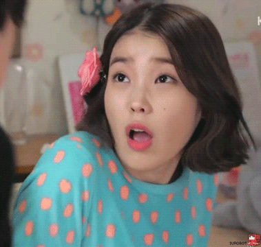 깜놀 아이유.gif | 인스티즈