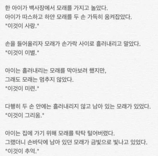 다시보는 문과 이과 컴공과가 보는 모래 | 인스티즈