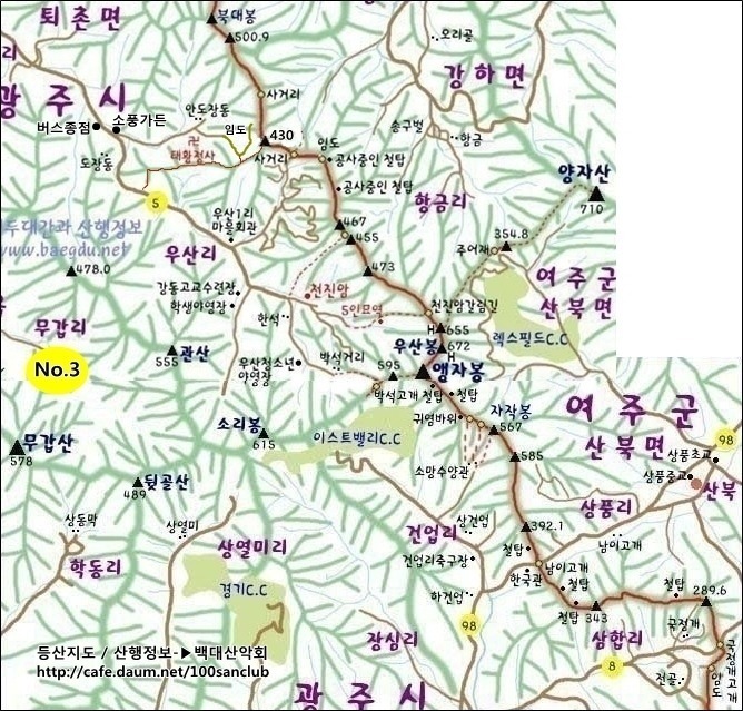 자작봉 이미지