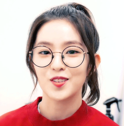 안경쓴 아이린.GIF | 인스티즈