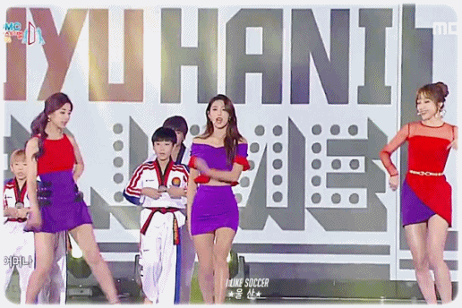 [데이터주의] 161009 dmc페스티벌 하니,설현,쯔위 - 원더걸스 커버.gif | 인스티즈