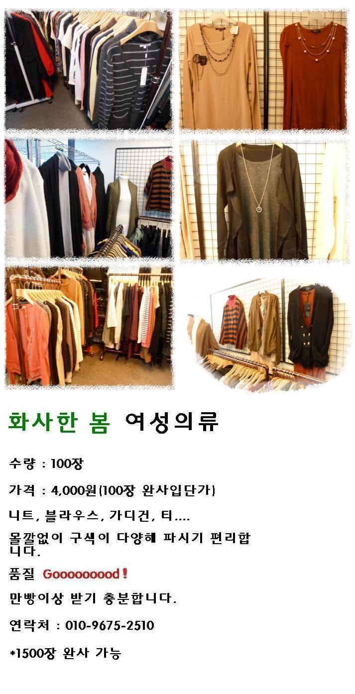 여성의류 이미지