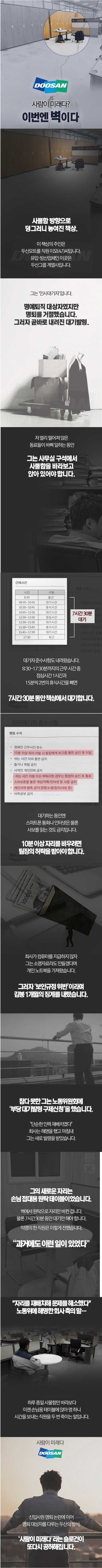 두산그룹 명퇴거부자에대한 처우.. | 인스티즈