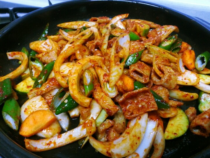 양념곱창구이 이미지