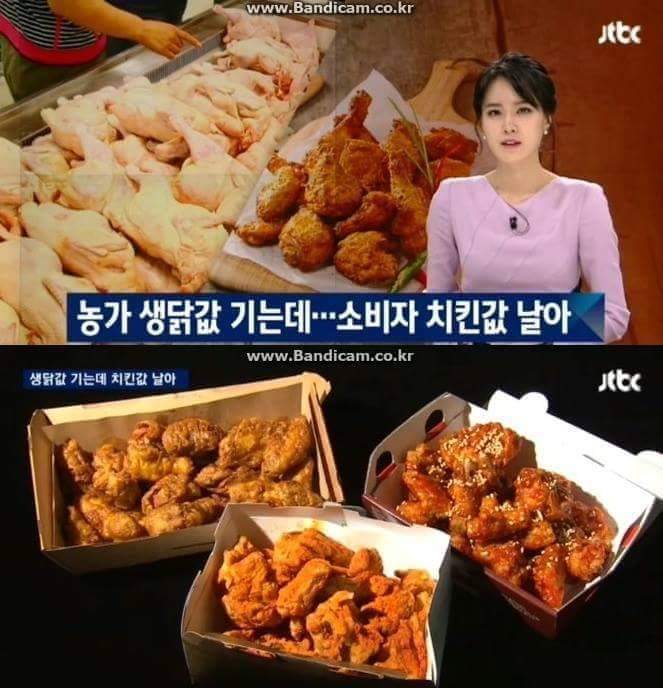 대한민국 치킨값 구조 | 인스티즈