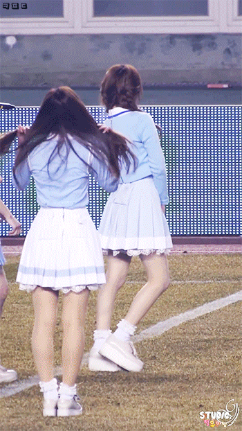 러블리즈 케이 레바논전 쪼꼬미 뒤태.gif | 인스티즈