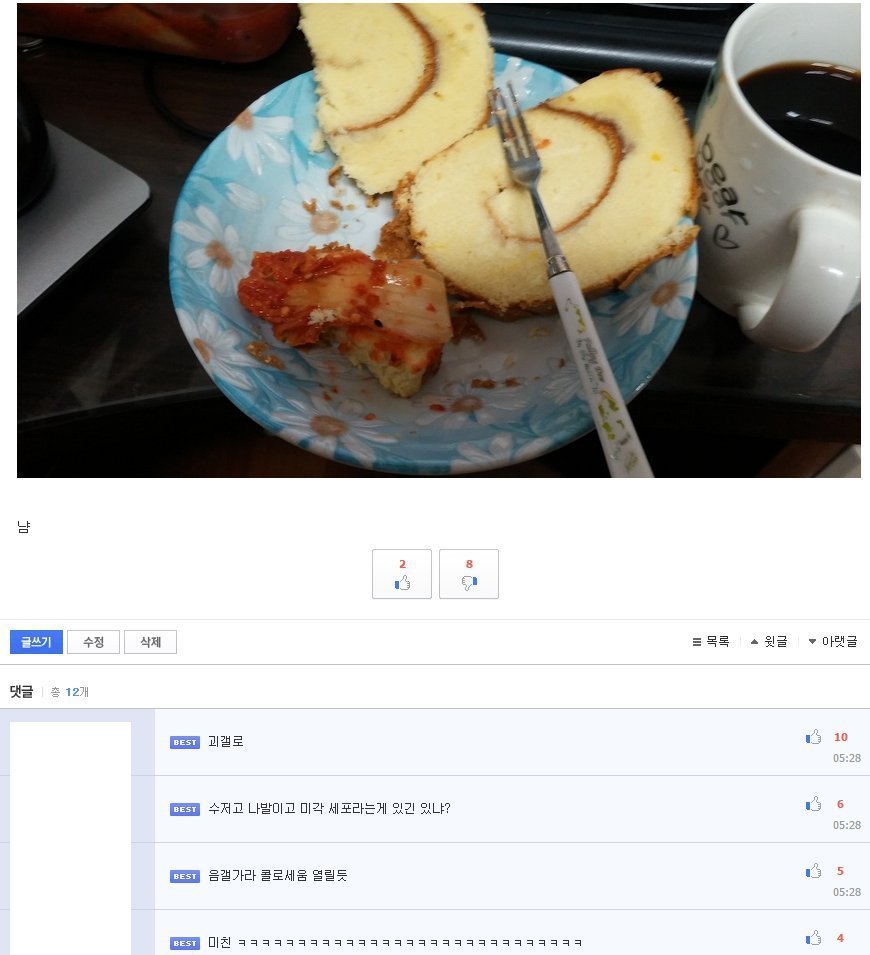 금수저 루리웹인의 아침식사 인증.jpg | 인스티즈