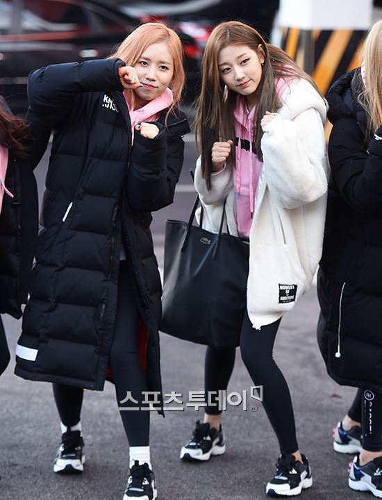 러블리즈 아육대 출근길.jpg | 인스티즈