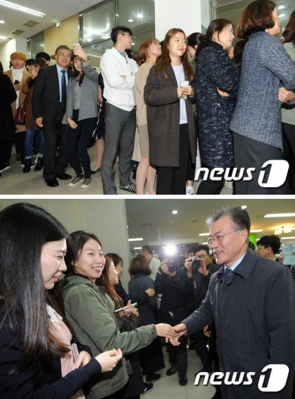 경북대를 방문한 문재인 의원 | 인스티즈