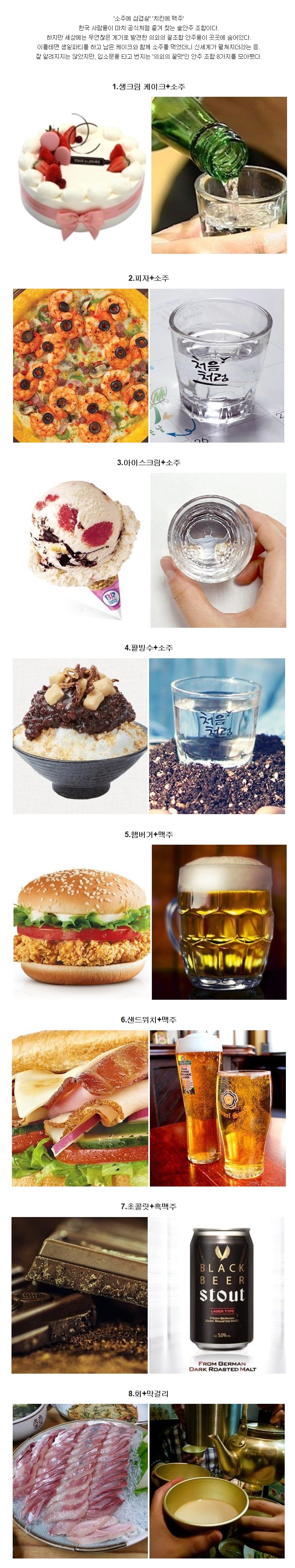 의외로 잘어울리는 술안주 조합 8가지? | 인스티즈