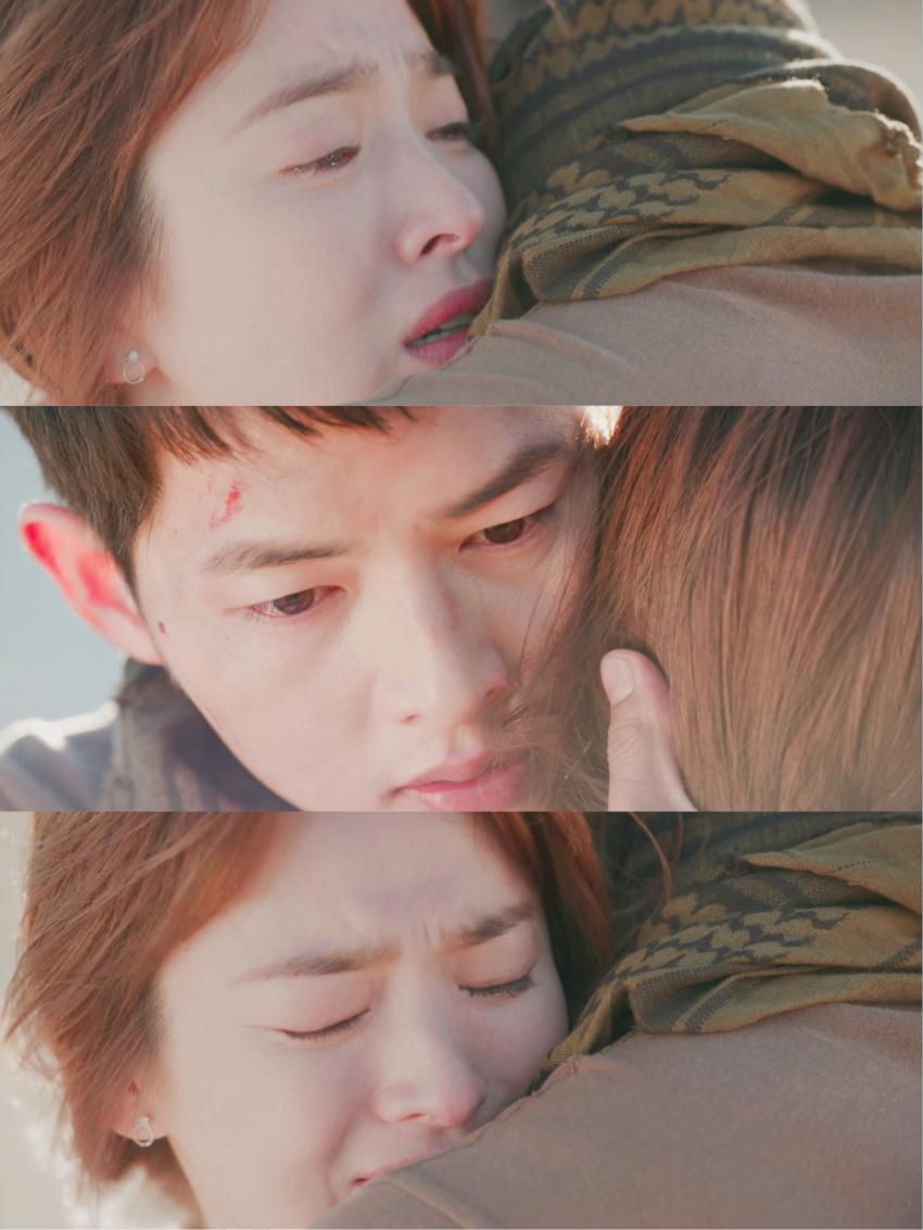 [태양의후예] 송중기-송혜교 엔딩 키스신.gif | 인스티즈