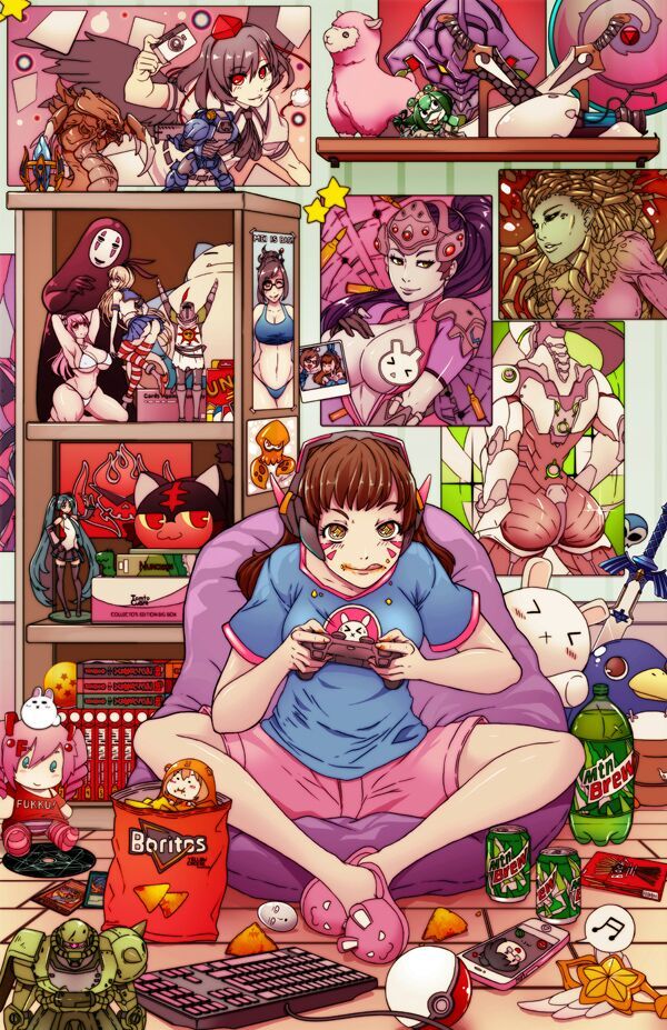 오버워치 D.VA 짤털이 | 인스티즈