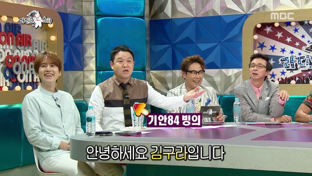 방송 중 자꾸 딴 곳을 쳐다보는 기안84. jpg | 인스티즈