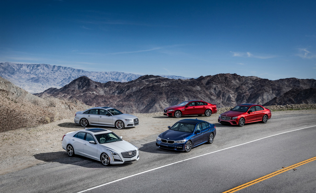 2017 아우디 A6 vs BMW 540i vs 캐딜락 CTS-V 스포츠 vs 재규어 XF S vs 메르세데스 AMG E43 [데이터주의] | 인스티즈