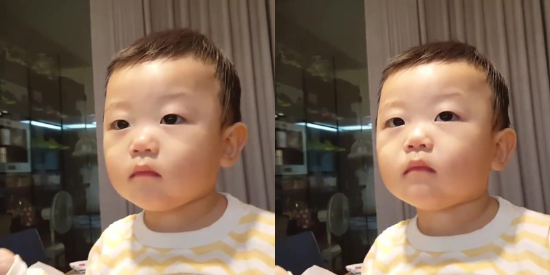[이시안] 오늘자 윙크하는 대박이.jpgif | 인스티즈