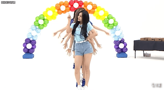 오늘자 주간아이돌 여자친구.gif | 인스티즈