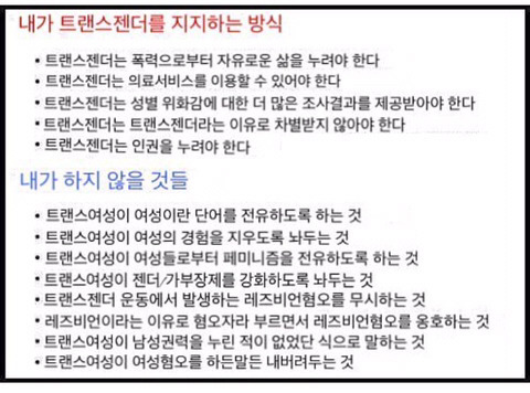 내가 트렌스젠더를 지지하는 방식 | 인스티즈