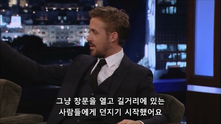 [지미키멜쇼] 라이언고슬링 걸스카우트 쿠키사건.jpg | 인스티즈