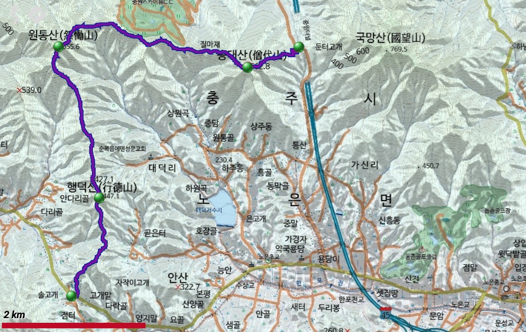 원통산 정상 이미지