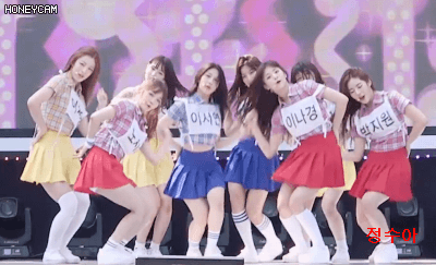 프로미스나인 - To Day 음악방송 비하인드.GIF(데이터 주의) | 인스티즈