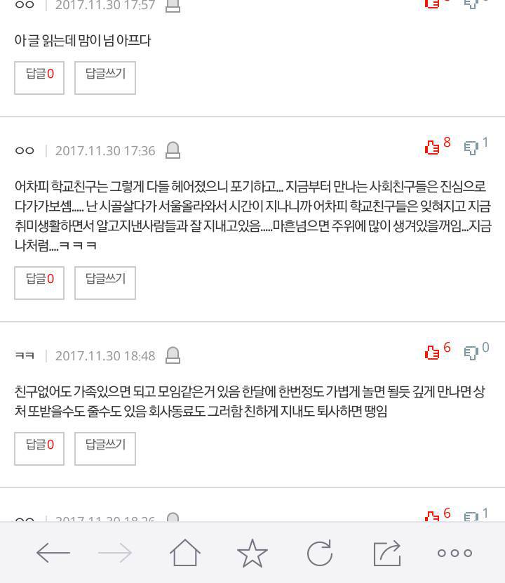 진짜 친구가 하나도없어요 | 인스티즈