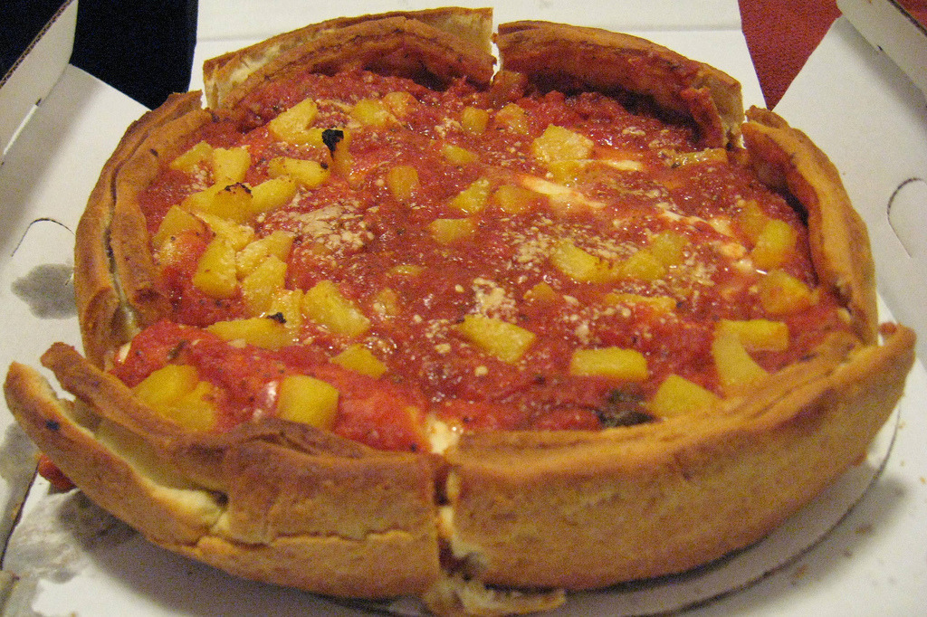 레알 두꺼운 시카고 스타일 피자.....ㄷㄷㄷ | 인스티즈