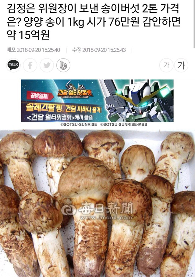 북한이 남한에 퍼줬네요 | 인스티즈
