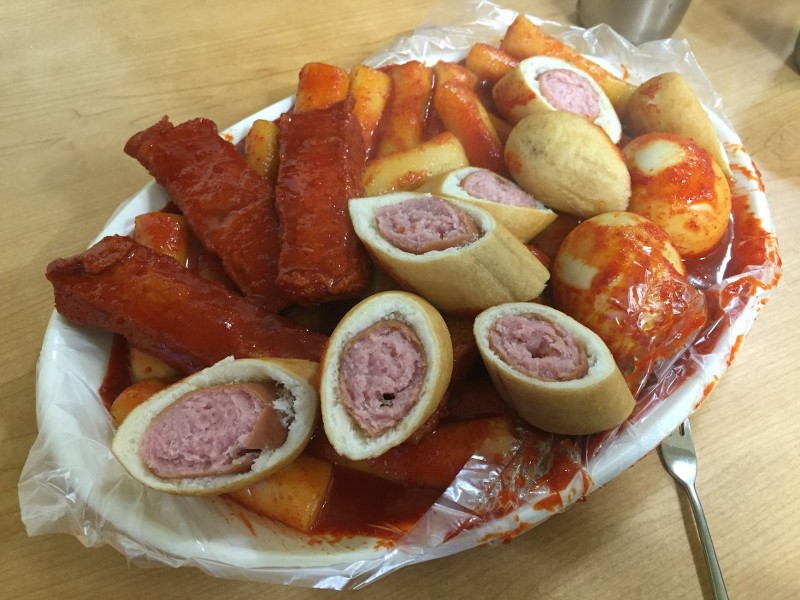 서울 유명 핫도그 떡볶이.jpg | 인스티즈