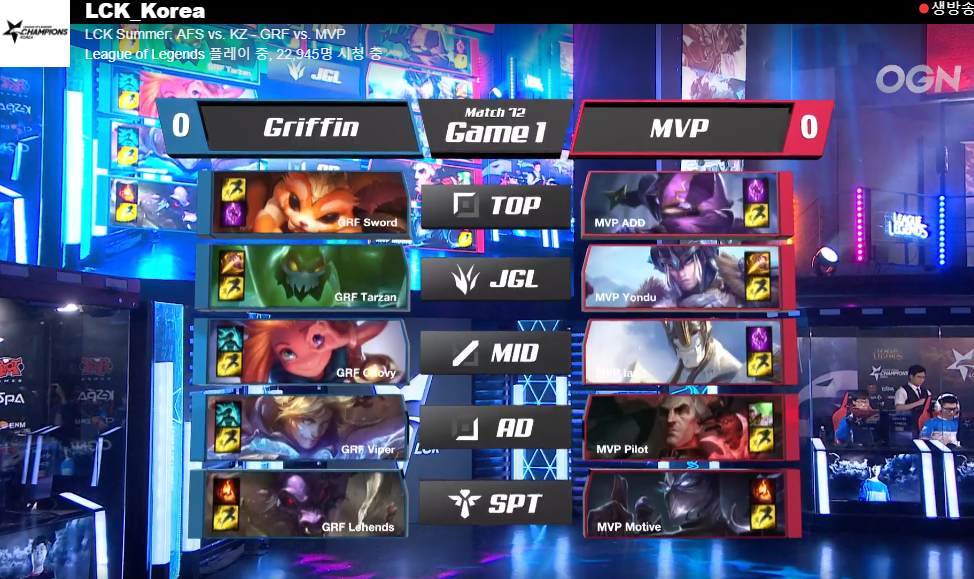 [LOL/롤챔스] 원딜 티모 등장.. 오늘(28일) 8시 경기,"MVP vs 그리핀"경기결과 및 순위 & 내일 경기일정.jpg | 인스티즈