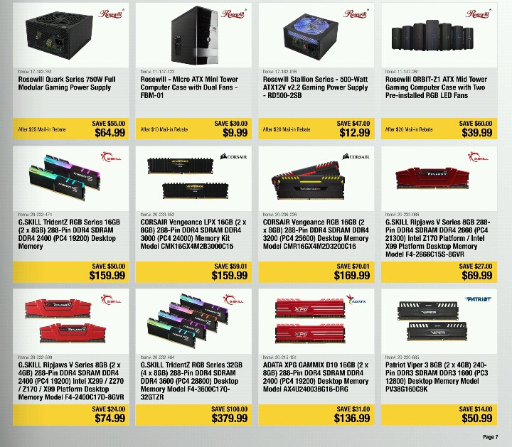 Newegg 블랙프라이데이 할인 품목 (새벽 3시부터 시작) | 인스티즈